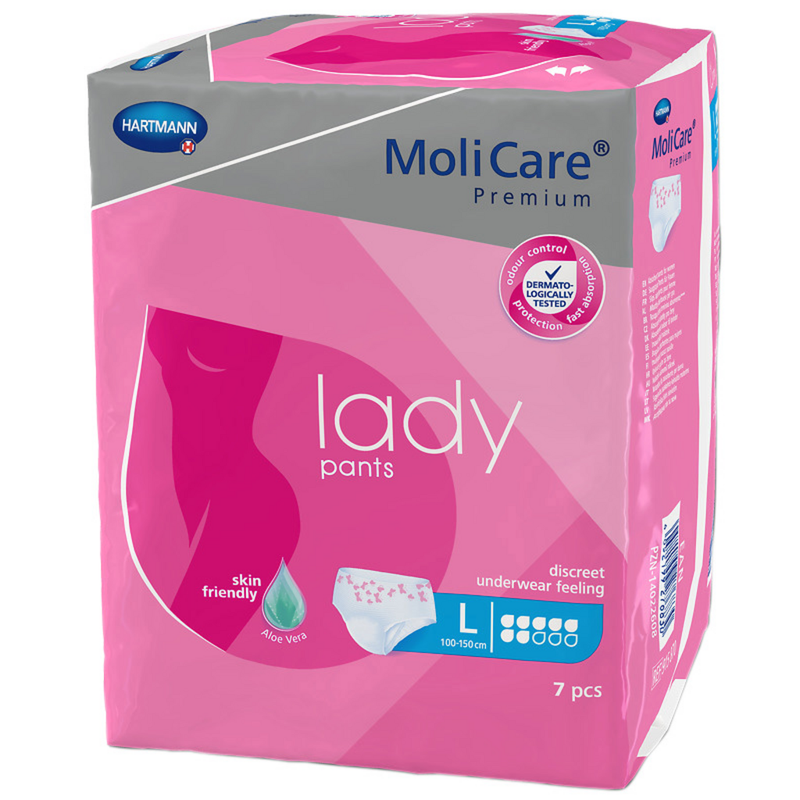 Труси поглинаючі для жінок Hartmann MoliCare Premium lady Рants 7 крапель L 7 шт